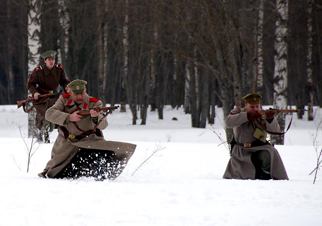 Гражданская война - реконструкция в Гатчине