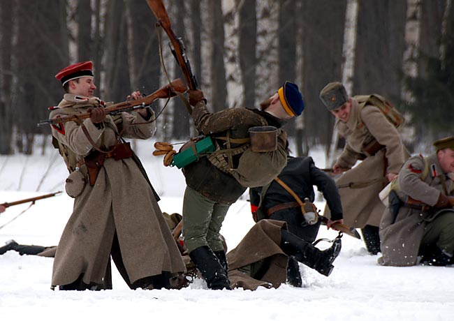 Гражданская война - реконструкция в Гатчине