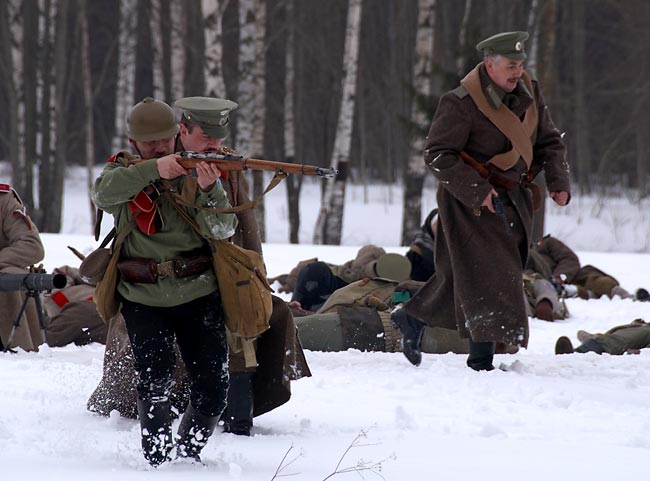 Гражданская война - реконструкция в Гатчине