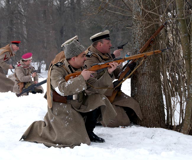 Гражданская война - реконструкция в Гатчине