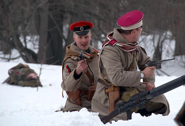 Гражданская война - реконструкция в Гатчине