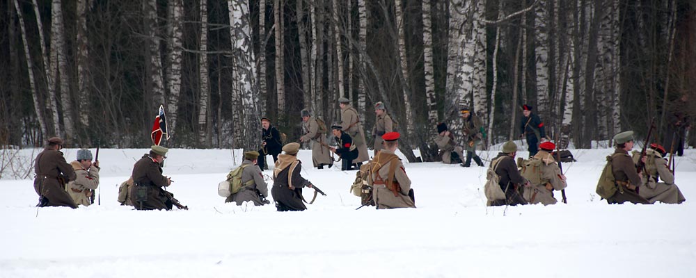 Гражданская война - реконструкция в Гатчине