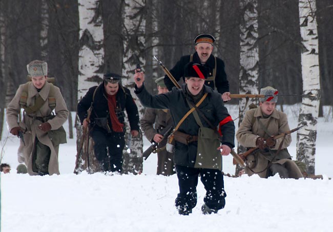 Гражданская война - реконструкция в Гатчине