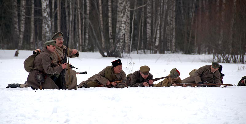 Гражданская война - реконструкция в Гатчине