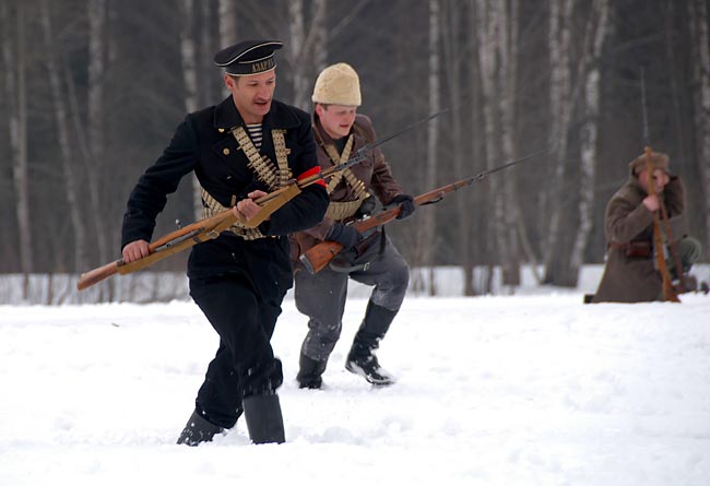 Гражданская война - реконструкция в Гатчине