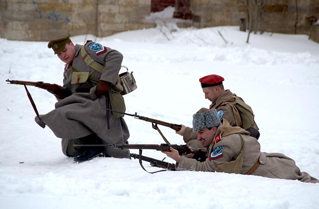 Гражданская война - реконструкция в Гатчине