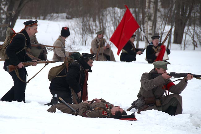 Гражданская война - реконструкция в Гатчине