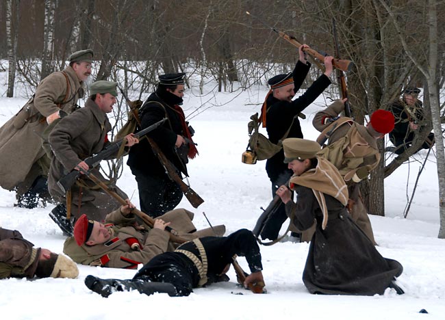 Гражданская война - реконструкция в Гатчине