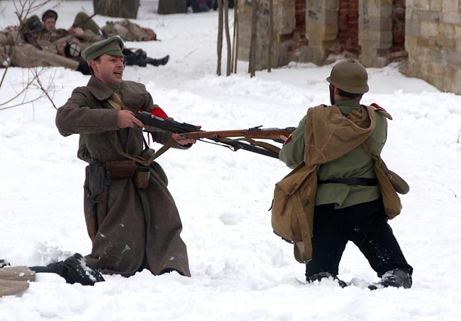 Гражданская война - реконструкция в Гатчине