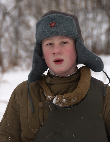 Реконсрукция боя на невском пятачке