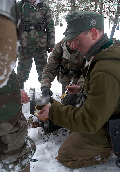Реконсрукция боя на невском пятачке