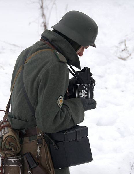 Реконсрукция боя на невском пятачке