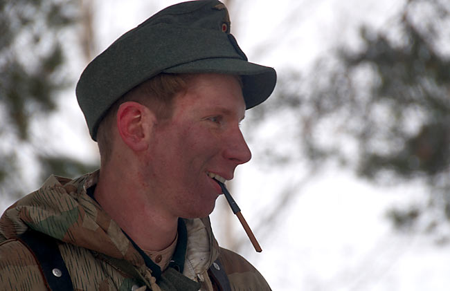 Реконсрукция боя на невском пятачке