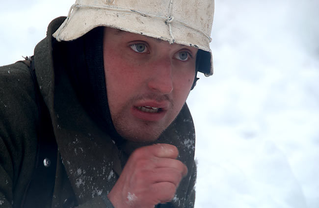 Реконсрукция боя на невском пятачке