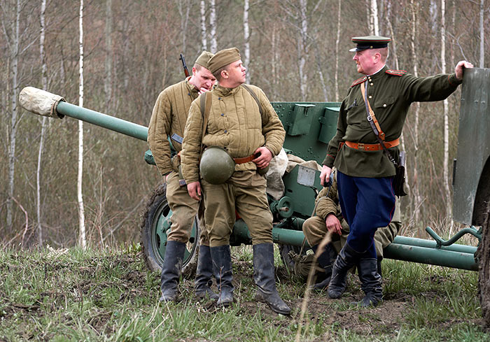 На Зееловских высотах в 1945 году