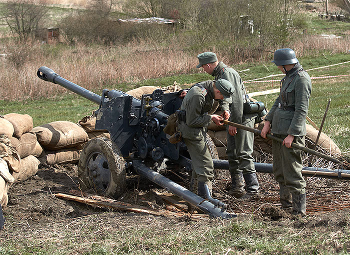 На Зееловских высотах в 1945 году