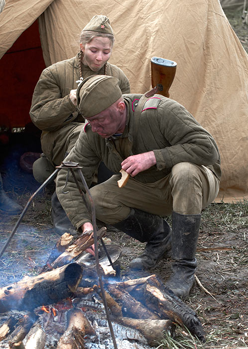 На Зееловских высотах в 1945 году