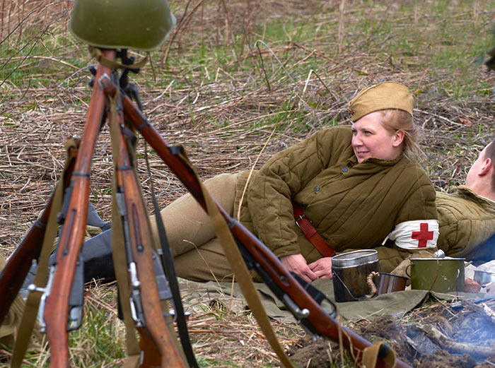 На Зееловских высотах в 1945 году