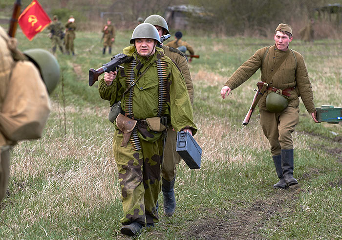 На Зееловских высотах в 1945 году