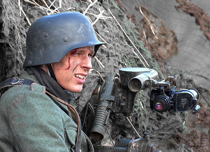 На Зееловских высотах в 1945 году