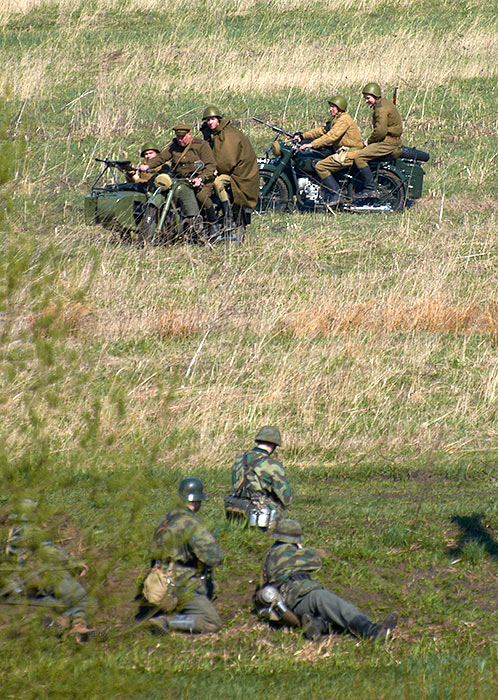 На Зееловских высотах в 1945 году