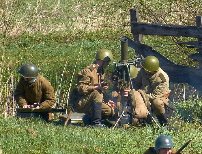 На Зееловских высотах в 1945 году