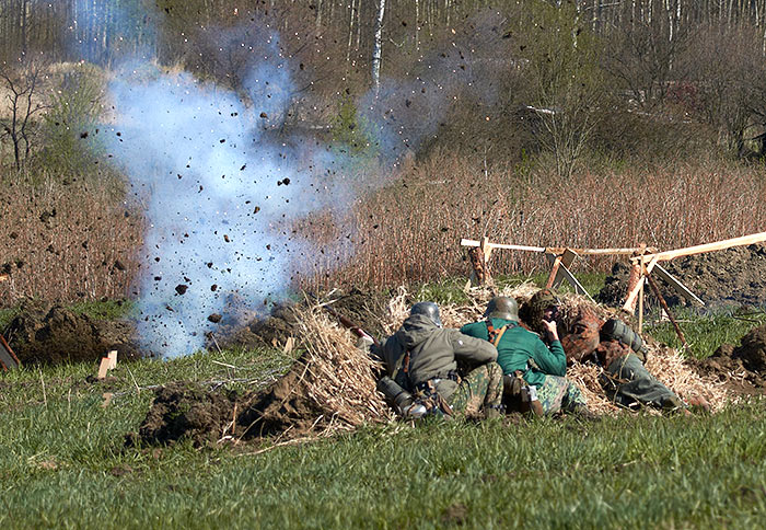 На Зееловских высотах в 1945 году