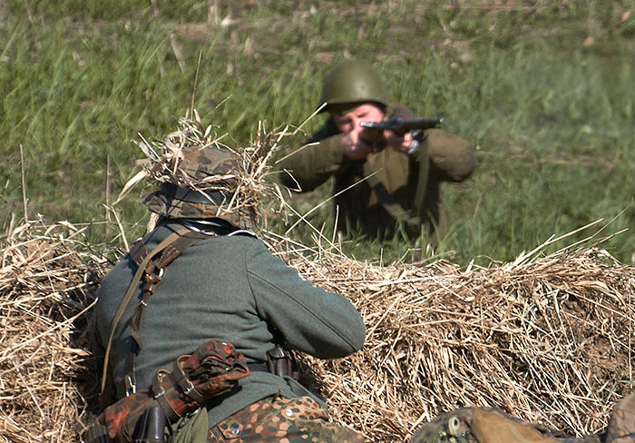 На Зееловских высотах в 1945 году