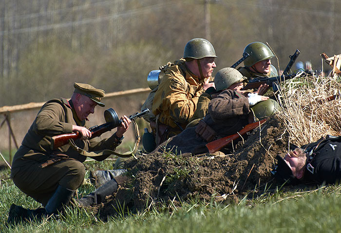 На Зееловских высотах в 1945 году