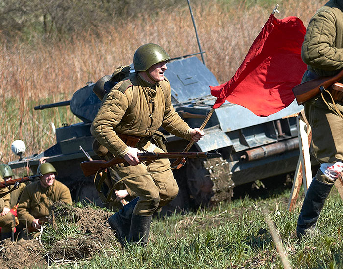 На Зееловских высотах в 1945 году