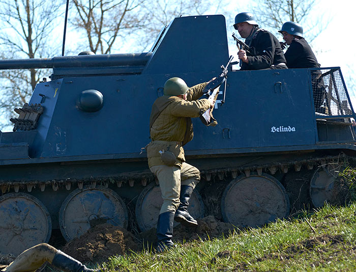 На Зееловских высотах в 1945 году
