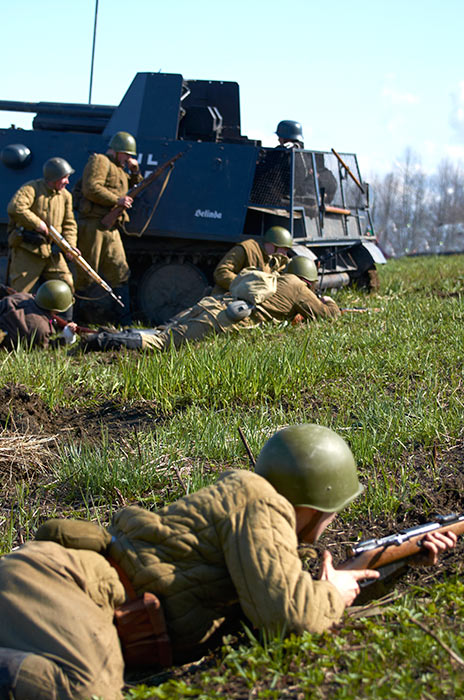 На Зееловских высотах в 1945 году