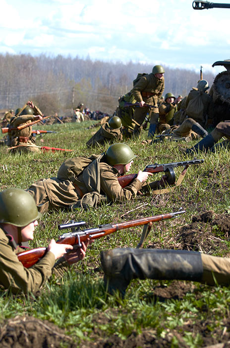 На Зееловских высотах в 1945 году