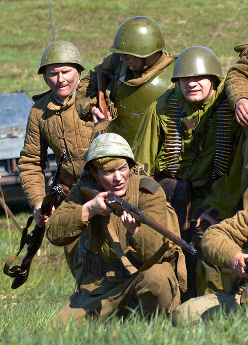 На Зееловских высотах в 1945 году