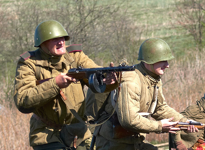 На Зееловских высотах в 1945 году