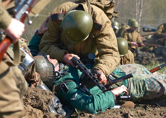 На Зееловских высотах в 1945 году