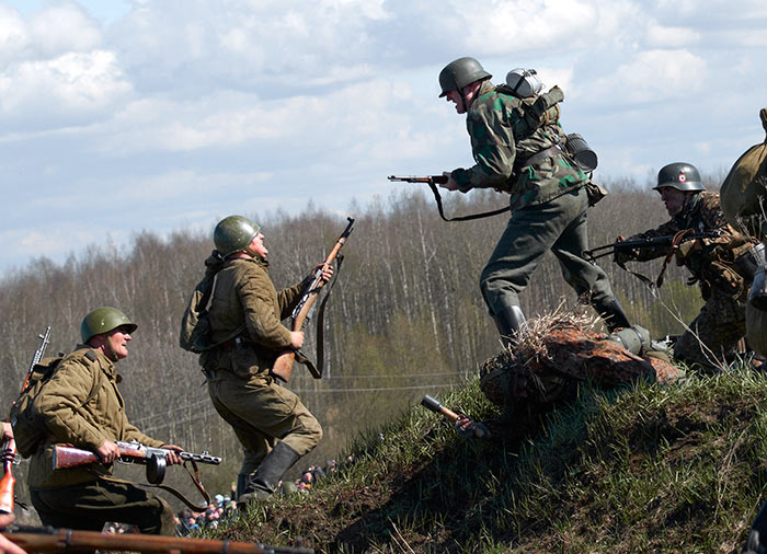 На Зееловских высотах в 1945 году