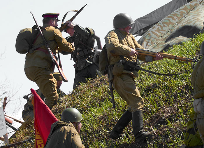 На Зееловских высотах в 1945 году