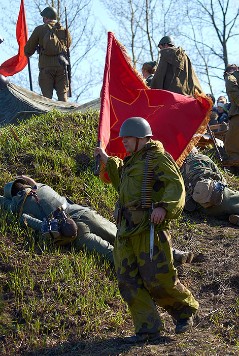 На Зееловских высотах в 1945 году
