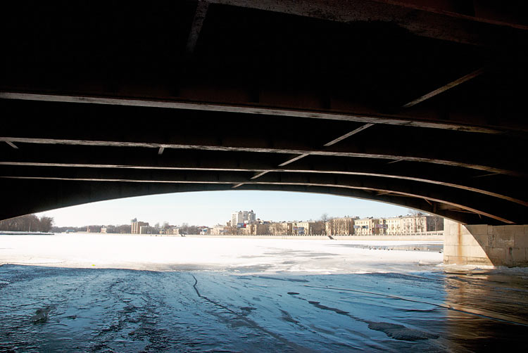 Ледовый переход по рекам и каналам СПб