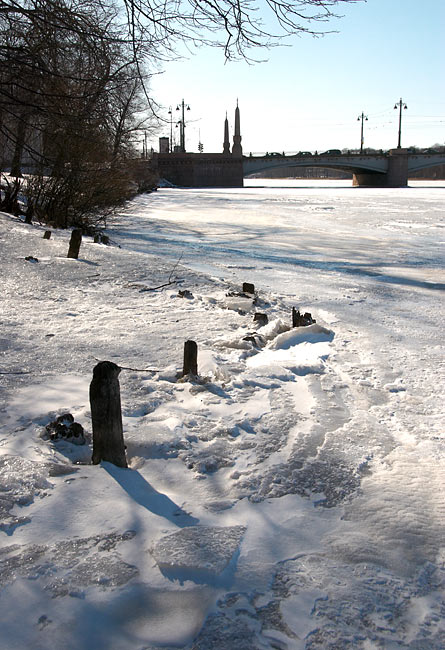 Ледовый переход по рекам и каналам СПб