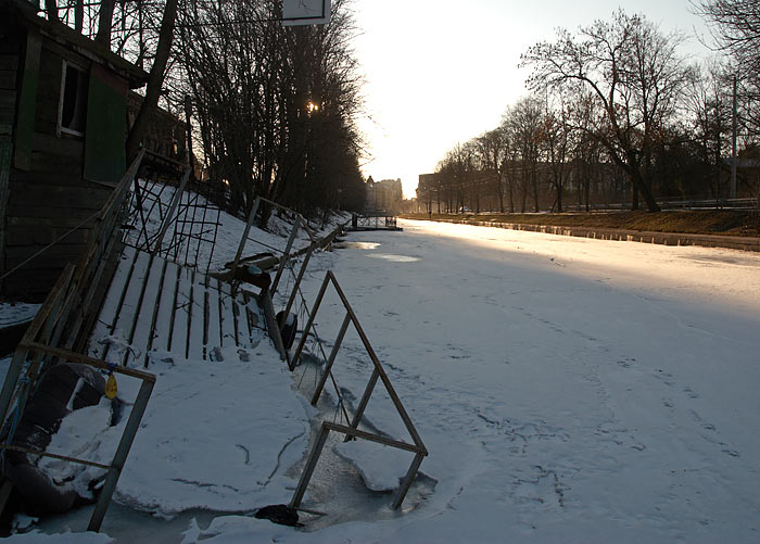 Ледовый переход по рекам и каналам СПб