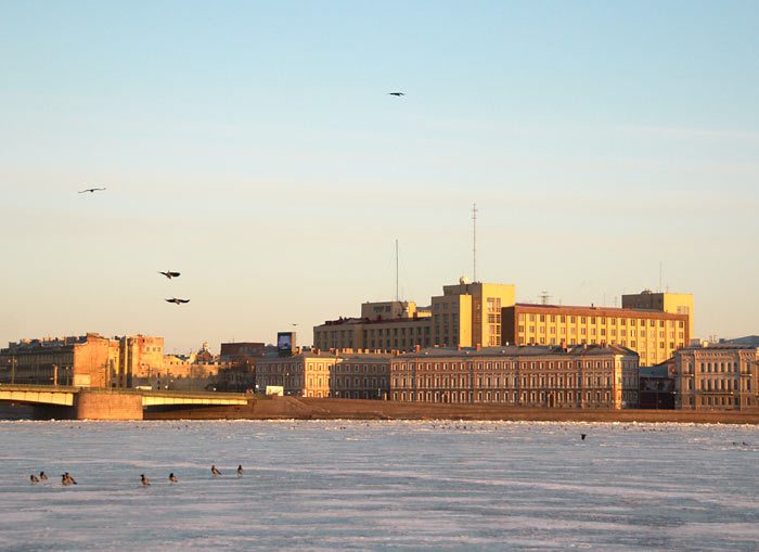 Ледовый переход по рекам и каналам СПб